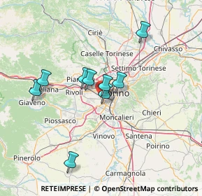 Mappa Via Battista Pininfarina, 10136 Torino TO, Italia (17.99083)