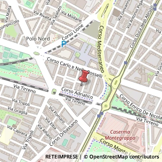 Mappa Corso Carlo e Nello Rosselli, 99/16, 10129 Torino, Torino (Piemonte)