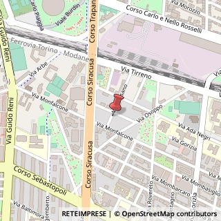 Mappa Via Bassano, 31 B, 10136 Torino, Torino (Piemonte)