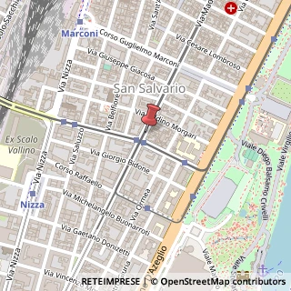 Mappa Via Madama Cristina, 61, 10125 Torino, Torino (Piemonte)
