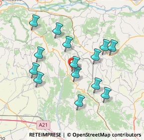 Mappa Via Fossale, 14026 Piovà Massaia AT, Italia (7.08143)