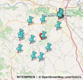 Mappa Strada Comunale Moleto, 15030 Olivola AL, Italia (7.82188)