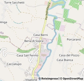 Mappa Frazione Beria, 27044 Stradella PV, Italia (0.33462)