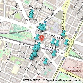 Mappa Corso Adriatico, 10141 Torino TO, Italia (0.219)