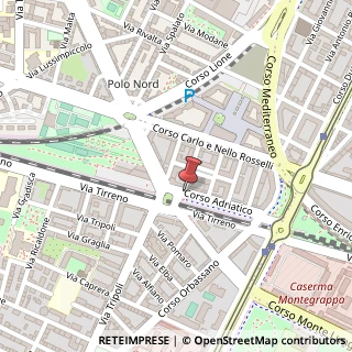 Mappa Corso Adriatico,  24, 10129 Torino, Torino (Piemonte)