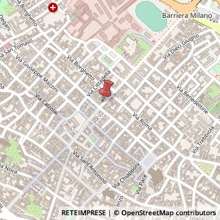 Mappa Via Camillo Benso Cavour, 40, 29121 Piacenza, Piacenza (Emilia Romagna)