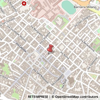 Mappa Via B. Croce, 24, 29121 Piacenza, Piacenza (Emilia Romagna)