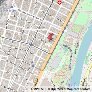 Mappa Via Oddino Morgari, 31, 10125 Torino, Torino (Piemonte)