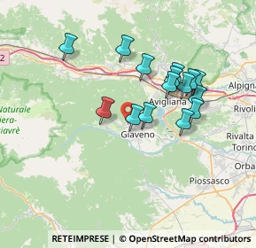 Mappa Via Monte Orsiera, 10094 Giaveno TO, Italia (6.23933)