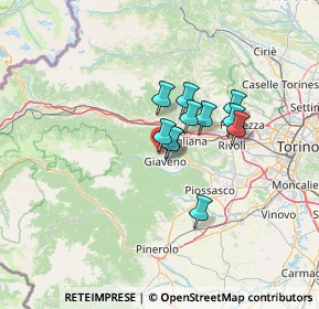 Mappa Via Monte Orsiera, 10094 Giaveno TO, Italia (8.51455)