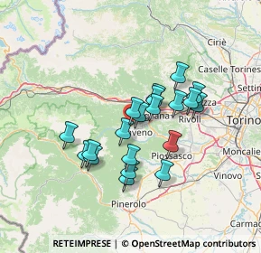 Mappa Via Monte Orsiera, 10094 Giaveno TO, Italia (11.127)