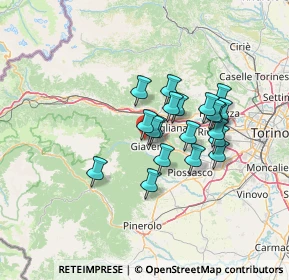 Mappa Via Monte Orsiera, 10094 Giaveno TO, Italia (10.568)