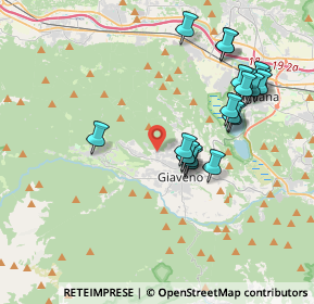 Mappa Via Monte Orsiera, 10094 Giaveno TO, Italia (3.8765)