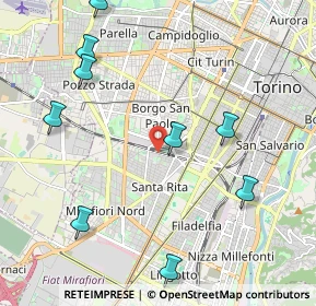 Mappa Via Tirreno, 10136 Torino TO, Italia (2.90636)