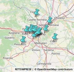 Mappa Via Tirreno, 10136 Torino TO, Italia (7.35786)