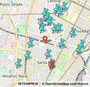 Mappa Via Tirreno, 10136 Torino TO, Italia (1.0395)