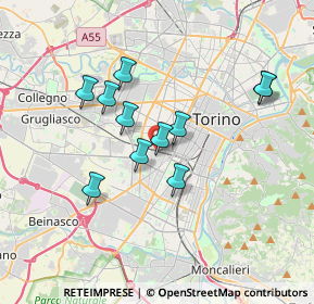 Mappa Via Tirreno, 10136 Torino TO, Italia (3.06273)