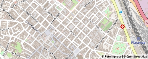 Mappa Piacenza