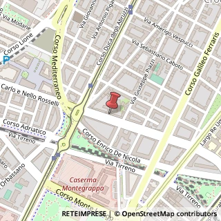 Mappa Corso Carlo e Nello Rosselli, 82, 10129 Torino, Torino (Piemonte)