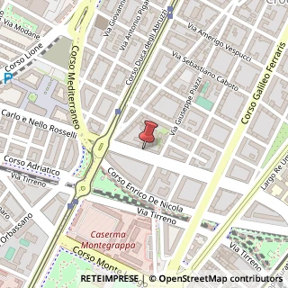 Mappa Corso Carlo e Nello Rosselli, 80, 10129 Torino, Torino (Piemonte)