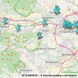 Mappa STRADA PIOI 41 CAP, 10098 Rivoli TO, Italia (6.20786)