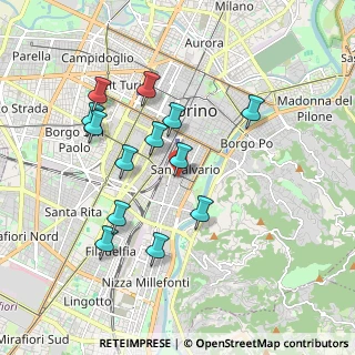 Mappa Via Giorgio Bidone, 10125 Torino TO, Italia (1.77154)