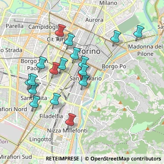 Mappa Via Giorgio Bidone, 10125 Torino TO, Italia (2.00412)