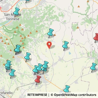 Mappa Strada della Rezza, 10020 Montaldo Torinese TO, Italia (6.627)