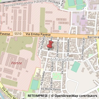 Mappa Via Casteggio, 45, 29121 Piacenza, Piacenza (Emilia Romagna)