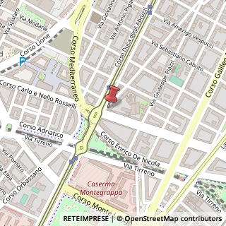 Mappa Corso Alcide De Gasperi, 73, 10129 Torino, Torino (Piemonte)