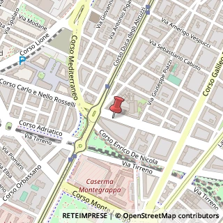 Mappa Corso Carlo e Nello Rosselli, 81, 10129 Torino, Torino (Piemonte)