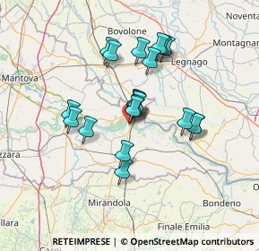 Mappa Via Tamassia Nino, 46036 Revere MN, Italia (11.213)