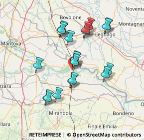 Mappa Via Tamassia Nino, 46036 Revere MN, Italia (13.133)