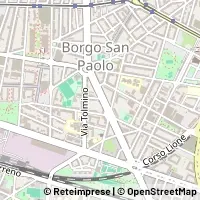Mapa Torino