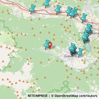 Mappa Via Selvaggio, 10050 Coazze TO, Italia (5.6325)