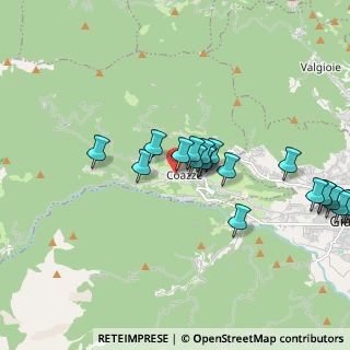 Mappa Via Giuseppe Garibaldi, 10050 Coazze TO, Italia (2.0325)