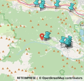 Mappa 10050 Coazze TO, Italia (4.62846)