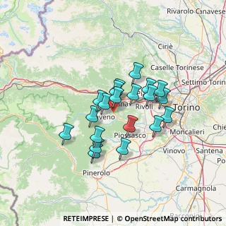 Mappa Via dei Pellegrini, 10051 Avigliana TO, Italia (10.3445)