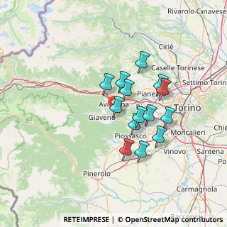 Mappa Via dei Pellegrini, 10051 Avigliana TO, Italia (11.01357)