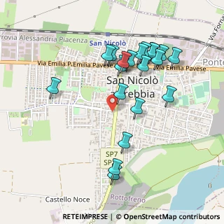 Mappa Via Agazzano, 29010 San Nicolò PC, Italia (0.4875)