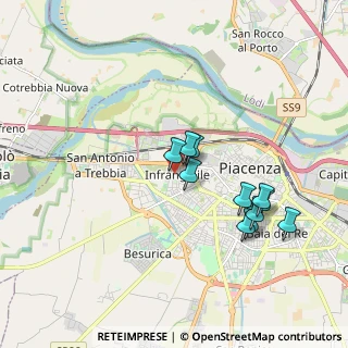 Mappa Via Alessandria, 29010 Piacenza PC, Italia (1.66273)