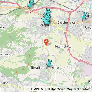 Mappa Fermata 14015 - Rivoli, 10098 Rivoli TO, Italia (2.57615)