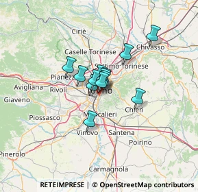 Mappa Via Valperga-caluso Tommaso, 10125 Torino TO, Italia (7.12154)