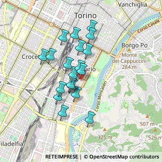 Mappa Via Valperga-caluso Tommaso, 10125 Torino TO, Italia (0.739)