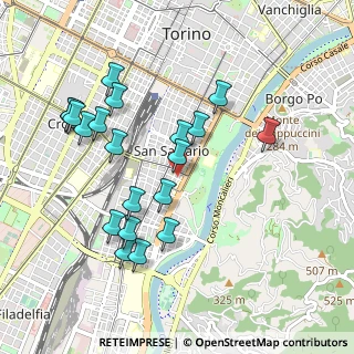 Mappa Via Valperga-caluso Tommaso, 10125 Torino TO, Italia (0.988)
