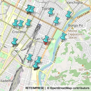 Mappa Via Valperga-caluso Tommaso, 10125 Torino TO, Italia (1.3235)