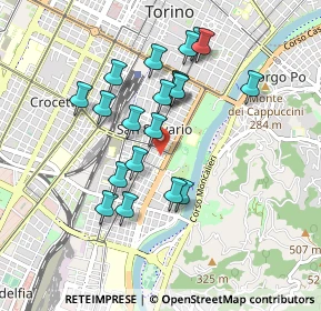 Mappa Via Valperga-caluso Tommaso, 10125 Torino TO, Italia (0.816)