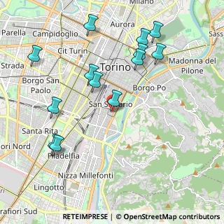 Mappa Via Valperga-caluso Tommaso, 10125 Torino TO, Italia (2.23923)