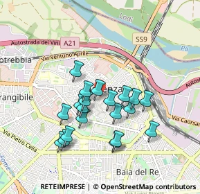 Mappa Via XX Settembre, 29122 Piacenza PC, Italia (0.772)