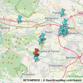 Mappa Fermata 23883 - Corbiglia, 10090 Villarbasse TO, Italia (4.0225)
